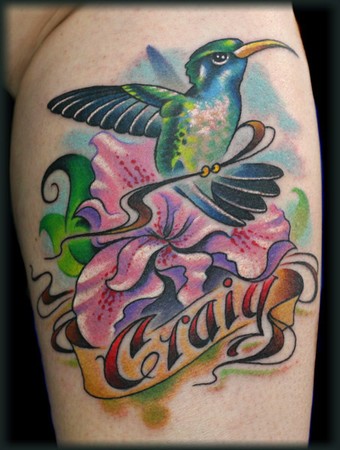 Looking for unique  Tattoos? Humming bird